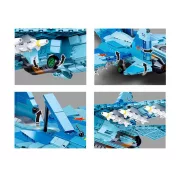 Sluban Model Bricks Army - 2 az 1-ben vadászrepülő (SU-27) és vadászbombázó (SU-30) építőjáték készlet