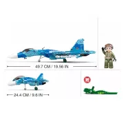 Sluban Model Bricks Army - 2 az 1-ben vadászrepülő (SU-27) és vadászbombázó (SU-30) építőjáték készlet