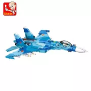 Sluban Model Bricks Army - 2 az 1-ben vadászrepülő (SU-27) és vadászbombázó (SU-30) építőjáték készlet