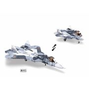 Sluban Model Bricks Army - 2 az 1-ben nagy vadászrepülő (SU-57) építőjáték készlet