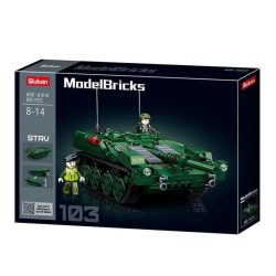   Sluban Model Bricks Army - STRV 103 harckocsi építőjáték készlet