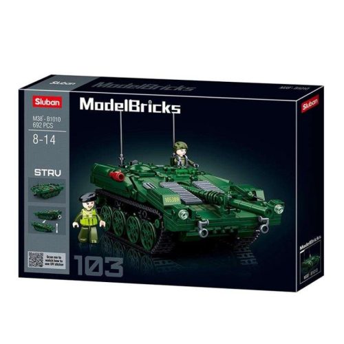 Sluban Model Bricks Army - STRV 103 harckocsi építőjáték készlet