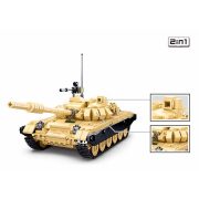 Sluban Model Bricks Army - 2 az 1-ben T-72B3 és T-72M1 harckocsi építőjáték készlet