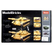 Sluban Model Bricks Army - 2 az 1-ben T-72B3 és T-72M1 harckocsi építőjáték készlet