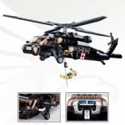 Sluban Model Bricks Army - Katonai orvosi helikopter építőjáték készlet