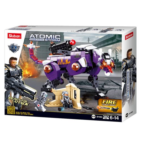 Sluban Atomic Storm - Robot farkas építőjáték készlet