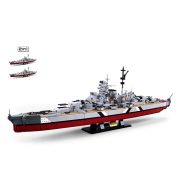 Sluban Model Bricks Army - 2 az 1-ben Bismarck csatahajó építőjáték készlet