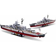 Sluban Model Bricks Army - 2 az 1-ben Bismarck csatahajó építőjáték készlet