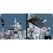 Sluban Model Bricks Army - 2 az 1-ben Bismarck csatahajó építőjáték készlet