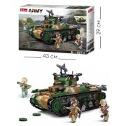 Sluban Army WWII - 2 az 1-ben Type 97 Chi-Ha közepes harckocsi építőjáték készlet