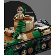Sluban Army WWII - 2 az 1-ben Type 97 Chi-Ha közepes harckocsi építőjáték készlet