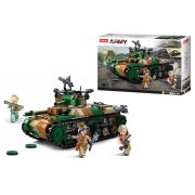 Sluban Army WWII - 2 az 1-ben Type 97 Chi-Ha közepes harckocsi építőjáték készlet
