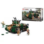 Sluban Army WWII - 2 az 1-ben Type 97 Chi-Ha közepes harckocsi építőjáték készlet
