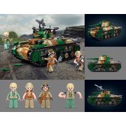 Sluban Army WWII - 2 az 1-ben Type 97 Chi-Ha közepes harckocsi építőjáték készlet