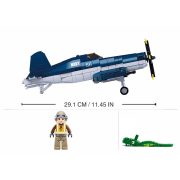 Sluban Army WWII - F4U Corsair vadászgép építőjáték készlet 