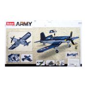 Sluban Army WWII - F4U Corsair vadászgép építőjáték készlet 