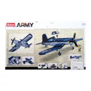 Sluban Army WWII - F4U Corsair vadászgép építőjáték készlet 