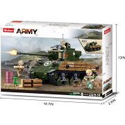 Sluban Model Bricks - 2 az 1-ben M4A3 Sherman közepes harckocsi építőjáték készlet