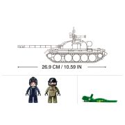Sluban Model Bricks Army - 3 az 1-ben T-54S közepes harckocsi építőjáték készlet