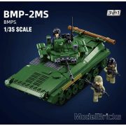 Sluban Model Bricks Army - 3 az 1-ben BMP-2MS kétéltű gyalogsági harcjármű építőjáték készlet