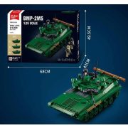 Sluban Model Bricks Army - 3 az 1-ben BMP-2MS kétéltű gyalogsági harcjármű építőjáték készlet