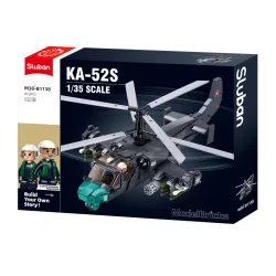   Sluban Model Bricks Army - KA-52S harci helikopter építőjáték készlet