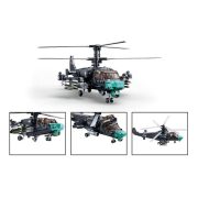 Sluban Model Bricks Army - KA-52S harci helikopter építőjáték készlet