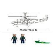 Sluban Model Bricks Army - KA-52S harci helikopter építőjáték készlet