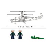 Sluban Model Bricks Army - KA-52S harci helikopter építőjáték készlet