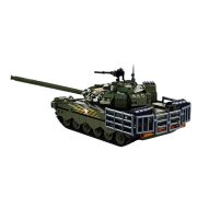 Sluban Model Bricks Army - 2 az 1-ben T-80US és T-80BVMS harckocsi építőjáték készlet