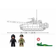 Sluban Model Bricks Army - 2 az 1-ben T-80US és T-80BVMS harckocsi építőjáték készlet