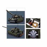 Sluban Model Bricks Army - 2 az 1-ben T-80US és T-80BVMS harckocsi építőjáték készlet