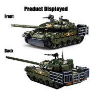 Sluban Model Bricks Army - 2 az 1-ben T-80US és T-80BVMS harckocsi építőjáték készlet