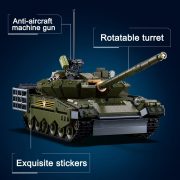 Sluban Model Bricks Army - 2 az 1-ben T-80US és T-80BVMS harckocsi építőjáték készlet