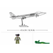 Sluban Model Bricks Army - J-20 szuperszonikus vadászbombázó repülőgép építőjáték készlet