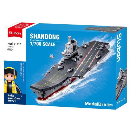 Sluban Model Bricks Army - Shandong repülőgép-hordozó