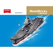 Sluban Model Bricks Army - Shandong repülőgép-hordozó