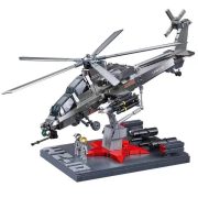Sluban Model Bricks Army - WZ-10S harci helikopter építőjáték készlet