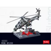 Sluban Model Bricks Army - WZ-10S harci helikopter építőjáték készlet
