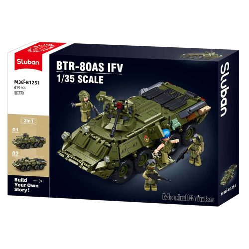 Sluban Model Bricks Army - BTR-80AS IFV 