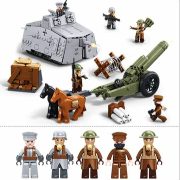 Sluban Army - WWI páncélos építőjáték készlet 5 figurával