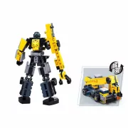 Sluban Exosuit -  2 in 1 Sárga robot és daru építőjáték készlet