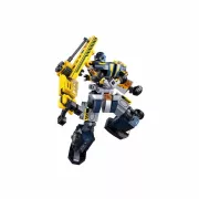 Sluban Exosuit -  2 in 1 Sárga robot és daru építőjáték készlet