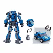 Sluban Exosuit -  2 in 1 Kék robot és kis autó építőjáték készlet