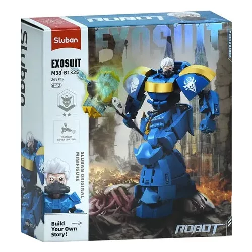  Sluban Exosuit -  Kék robotharcos építőjáték készlet