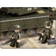 Sluban Army – Combat tank építőjáték készlet figurákkal