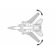 Sluban Model Bricks Army - F-14 vadászgép építőjáték készlet