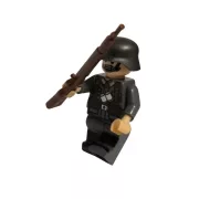 Katonai építőjáték figura - világháborús német katona