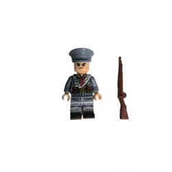   Katonai építőjáték figura - világháborús milícia katonafigura