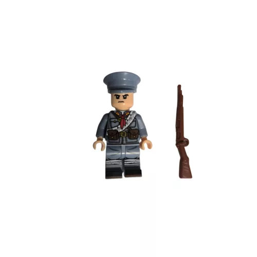 Katonai építőjáték figura - világháborús milícia katonafigura